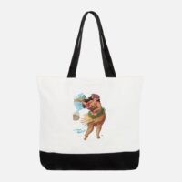 Grand Sac fourre-tout en coton Le Shizuku comix Tahiti et Guyane