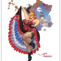 Tapis de souris Miss ronde France